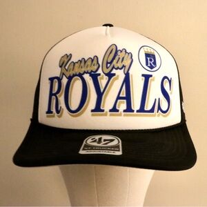 Kansas City Royals Black and White Hat